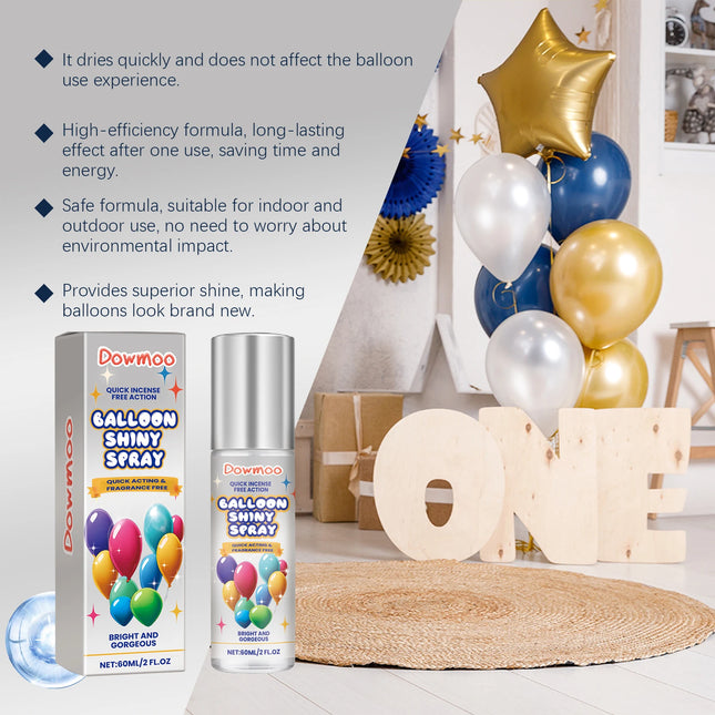 Balloon Shine Spray Latex Extend Balloon Lifespan Prevents Dullness Restore Glossy Party Event Decoration Balloon Polish Spray