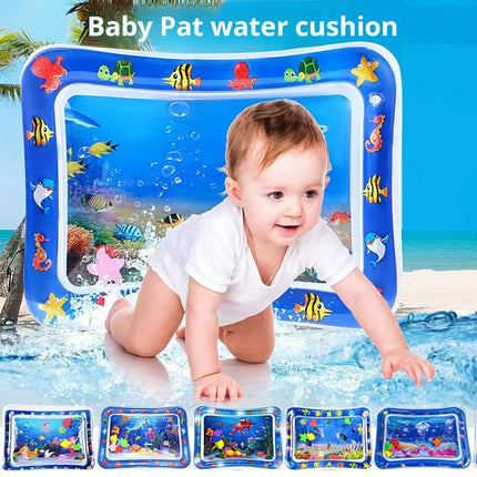 Baby Water Play Mat Inflatable Cushion PVC Infant Tummy Time Toddler Water Pad For Kids Early Education Developing Activity Toys