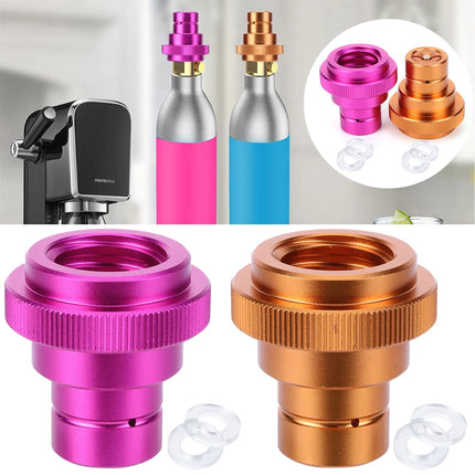 CO2 Adapter Accessories Quick Disconnect Soda Quick Connect for CO2 Cylinder Soda Water Bubbler DUO Terra