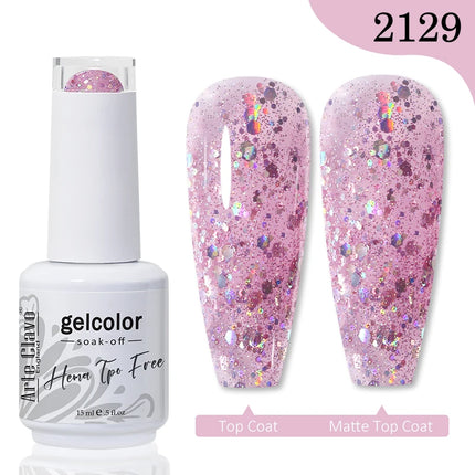 Arte Clavo Hema Free TPO Free Nail Gel Polish Nail Supplies Vernis Semi Permanent Nail Art Manicure Soak Off UV Gel Nail Varnish