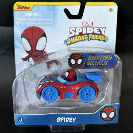 Hasbro Marvel Spiderman Spidey and His Amazing Friends Web Squad 5pcs Adventures Q Version Action Figure Toy Gift