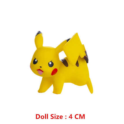 New Pokemon 4-13Cm Cartoons Movie Anime Figure Pikachu Lucario Mewtwo Flying Dragon Pet  Action Figures Model Toy Birthday Gifts