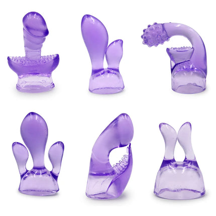 G-spot Stimulate Vibrator Accessories Magic Wand Attachment Silicone Adult Sex Toys for Women AV Rod Head Cap