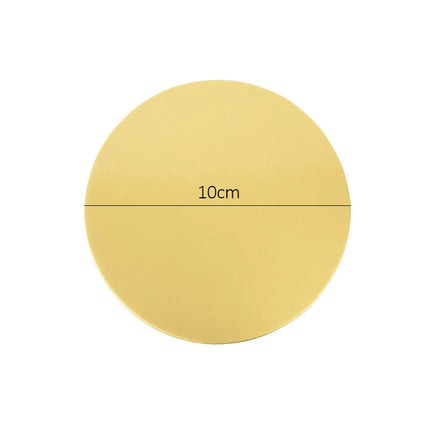 10/16/22/26cm Golden Silvery Round Cake Boards Circle Cardboard Base Cupcake Dessert Tray Birthday Party Cake Decorating Supplie