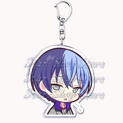 VIRTUAL SINGER Wonderlands Showtime Keychains Keyrings for Accessories Touya Emu Rui Akito Tsukasa Key Chain Jewelry Fans Gifts