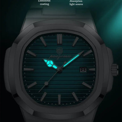 2025 New For Men Fashion Brand Male Watch Waterproof Luminous Stainless Steel Watches  Date Week Casual Quartz Men's Clock Reloj