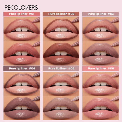 Matte Lip Liner Lipstick Pen, Waterproof Long-lasting Non-sticky, Natural Lip Makeup Look, for All Lip Types, Perfect Gifts