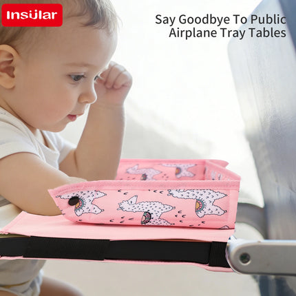 New Kids Travel Tray for airplanes Seats Travel Desk storage Foldable & Adjustable Lap Desk for Children Drawing Board Learning