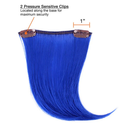 Zolin Small Hair Bangs Extension Invisible Clip In Hair Gray Pink Red Colorful Colors Synthetic Fringe For Cosplay Accessories