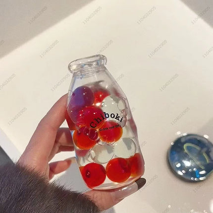 Juice Bottle Stress Ball Water Bottle Fidget Toy Boba Tea Squishy ASMR Anti Stress Funny Novelty Toy Toys For Children Gift
