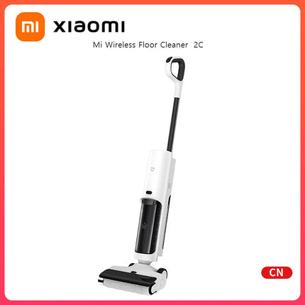 Xiaomi Mijia Cordless Wash Vacuum 2C, Electrolytic Water Sterilization, Anti-Tangle Brush for Pet Hair,Maternal-Infant Certified