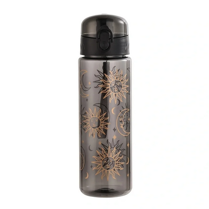 780ml Daisy Flower Plastic Water Bottle Sports Transparent Water Bottle Portable Gym Travel Clear Leakproof Drinking Bottle