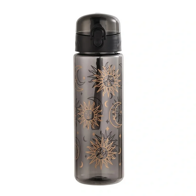 780ml Daisy Flower Plastic Water Bottle Sports Transparent Water Bottle Portable Gym Travel Clear Leakproof Drinking Bottle