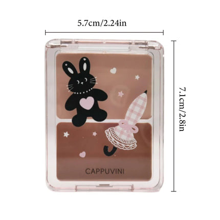1Pc Cappuvini Water Shining Cheek Blush Highlighter Cream High Gloss Glitter Rouge Natural Brighten Face Contouring Blush Makeup