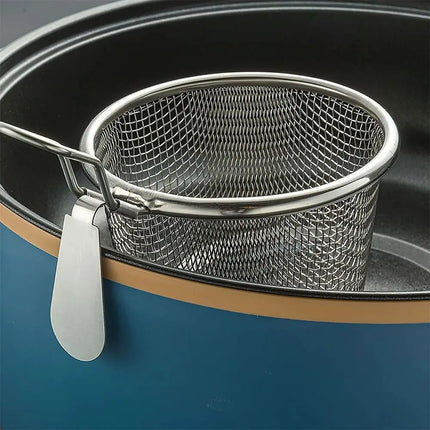 Mesh Strainer Spoon Wall-mounted Frying Filter Basket Spicy Hot Pot Korean Noodles Scoop Kitchen Tableware Cooking Utensils