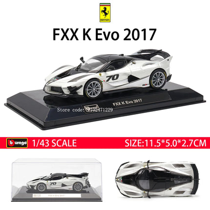 Bburago 1:43 Le Mans Ferrari 499P 2024 488 250 512 Alloy Luxury Vehicle Diecast Pull Back Cars Model Toy Collection Gift