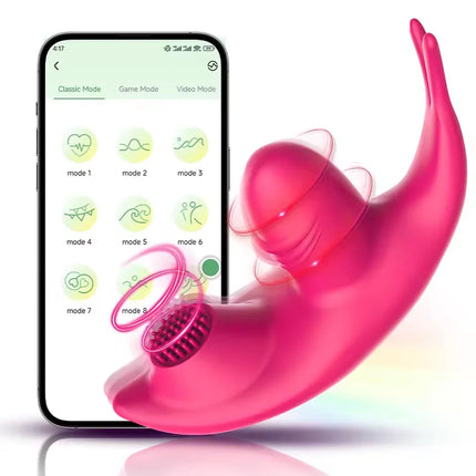 Wireless APP Licking Vibrator for Women Bluetooth Control Clitoris Massager G Spot Vagin Stimulator Wear Dildo Adult Sex Toy 18+