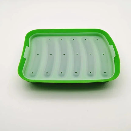Sausage Maker Mould 6 Grids Silicone DIY Ham Hot Dog Making Moulds With Lid Kitchen Household Sausages Cake Baking Tools Molds