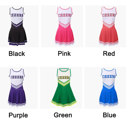 Summer Cheerleading Performance Costumes Gymnastics Dancing Dress Girls School Party Uniform Socks Suit Family Matching Clothing