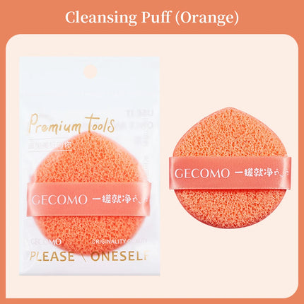 GECOMO Cleansing Face Puff Soft Skin-friendly Fast Foaming Deep Clean Hygienic Facial Face washing Sponges Facial Skin Care Tool
