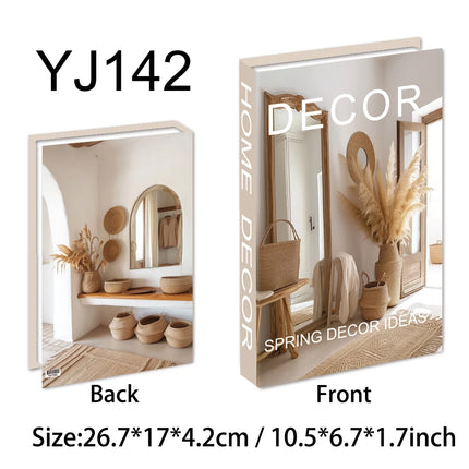 Morandi Decorative Book Open Luxury Fake Book Storage Box Home Decor Matisse Boho Bauhaus Coffee Table Shelf Interior Decoration