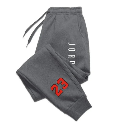 New Autumn/Winter Men's and Women's Sports Pants with Fashionable Letter Prints Casual and Stylish Athletic Trousers for Adults.