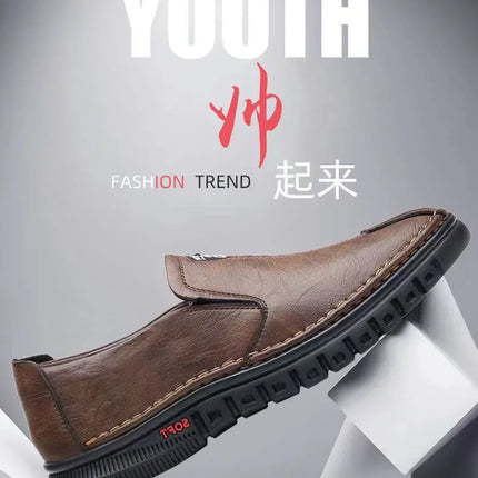 2026 PU Leather Men's Loafers Luxury Men Casual Shoes New Fashion Driving Shoes Breathable Slip on Men Moccasins Plus Size 39~44