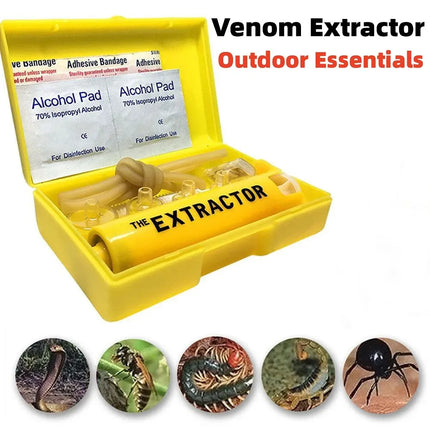 Vacuum Suction Pump, Wild Venom Equation, Mosquito Bite, External Venom Extractor, Tourniquet, Camping