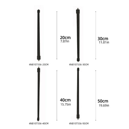 Camera Phone Clamps Extenders Flexible Tube 1/4" Extension Hose Live Broadcast Bracket for Camera Phone Live Streaming