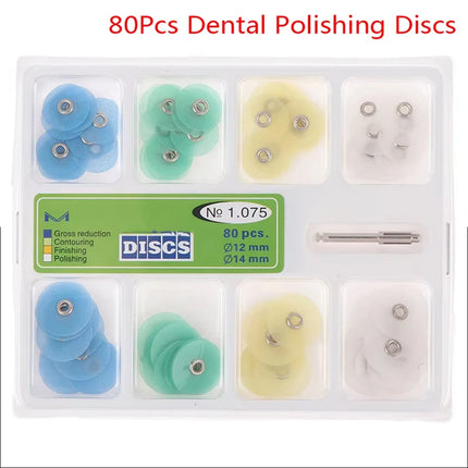 5set Dental Polishing Discs Set Gross Reduction Contouring Mandrel Stripes for Teeth Whitening & Polimento