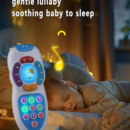 Baby Remote Control Toys Montessori Early Education Mobile Phones for Babies Soft Lighting and Gentle Lullabies Baby Easter Holi