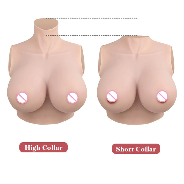 Eyung H Cup Silicone Breast Forms Fake Tits Enhancer For Crossdresser Drag Queen Fake Boobs Tits Breastplate Male To Female Sissy