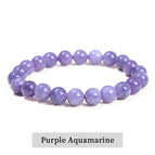 Purple Aquamarine / 8mm