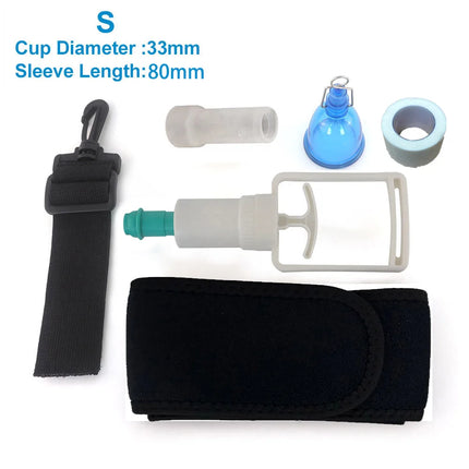 Male Penis Extender Vacuum Cup Set Glans Extension Penise Master Pump Sleeve Belt For Men Stretcher Enhancement Adult Product