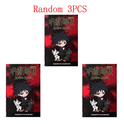 2026 new Anime Kaisen Figure Q Version Satoru Gojo Itadori Yuji Fushiguro Megumi Kugisaki Model Car Decora Blind Box Gift Toy