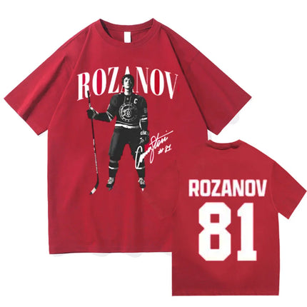 24 Hollander Montreal Voyageurs Club T-Shirt Men Women Heated Rivalry Ilya Rozanov 81 T-Shirt High Quality Tees Shirts