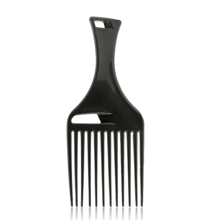 1PCS Black Insert Afro Hair Comb Plastic Wide Teeth Pick Hair Fork Comb Salon Professional African Styling Hairdressing Tool Men