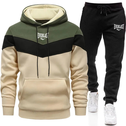 Men's Sets Hoodies and Sweatpants Urban Casual Sports Long Sleeve Jogging Suit Male Home Outdoor Comfort Warm Sweatshirt Outfits