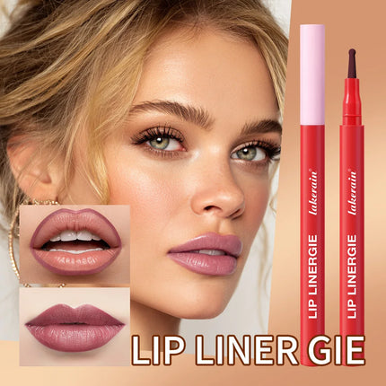 Lakerain Lip Liner Pencil Ballpoint Felt Tip Transfer-proof Lip Liner Stain Smudge-proof Waterproof Lip Liners Natural Makeup