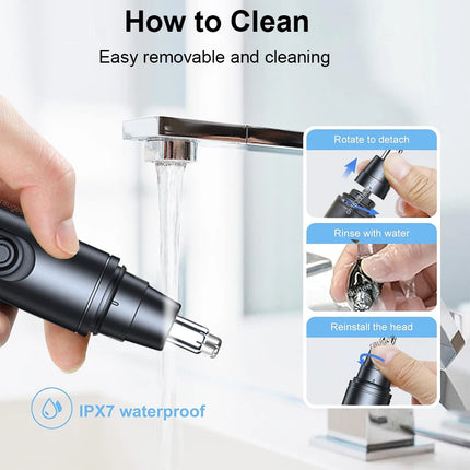 Nose Hair Trimmer Mini Trimmer for Nose Electric Hair Trimmer Nose Portable Hair Clipper Rechargeable Ear and Nose Hair Trimmer