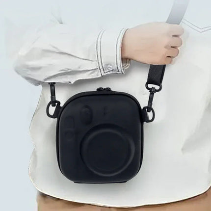 For Instax Mini 12/11/9/8/7/40 Camera Case EVA Soft Protective Case Trave Bag for Fujifilm Film Camera Bag with Shoulder