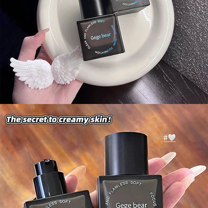 Gege Bear Clear Flawless Foundation, Natural, Hydrating, Long-Lasting, Coverage for Dry and Oily Skin Types to Even Skin Tone