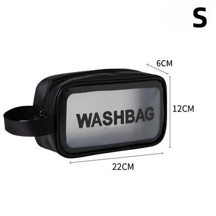 Portable Travel Wash Bag Female Transparent Waterproof Makeup Storage Pouch Large Capacity Cosmetic Organizer Beauty Women Case