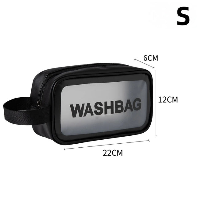 Portable Travel Wash Bag Female Transparent Waterproof Makeup Storage Pouch Large Capacity Cosmetic Organizer Beauty Women Case