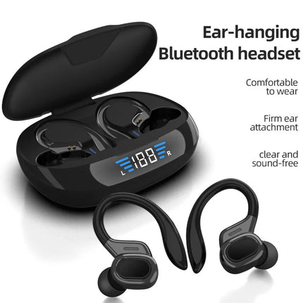 Original SP16 Sports Wireless Earphones over Ear Buds with Earhooks Ture Wireless Running in-Ear Headphones With Mic Otemkay