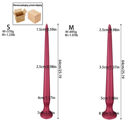 Huge 64cm Extra Long Anal Plug S-Xxxxl Butt Plug Dilatdor Anal Sex Toys For Women Men 18 Gay Bdsm Toys Vagina Orgasm Masturbator