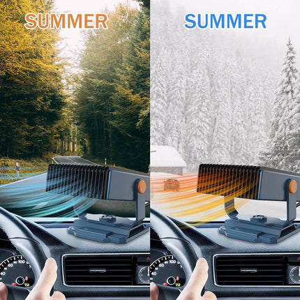 12V Car Mounted Heater With 360 ° Rotating Bracket For Defrosting Defogging Both Cooling Heating Purposes Car Heater New 2026