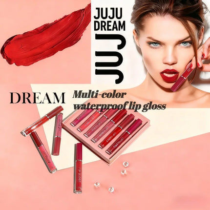 Matte Liquid Lipstick Set Waterproof Long Lasting  Smudge Proof Lip Gloss Easy to Apply Non Transfer Holiday Gift