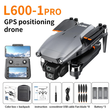 New L600-1 Pro screen control remote control GPS brushless high definition aerial photography folding quadcopter