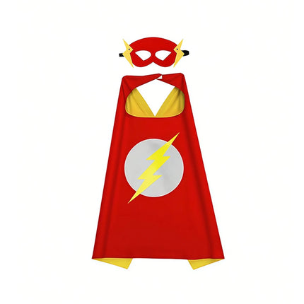 Kids Superhero Muscle Costume Jumpsuit Superhero Cosplay Jumpsuit Bodysuit Cloak Halloween Costume for Child